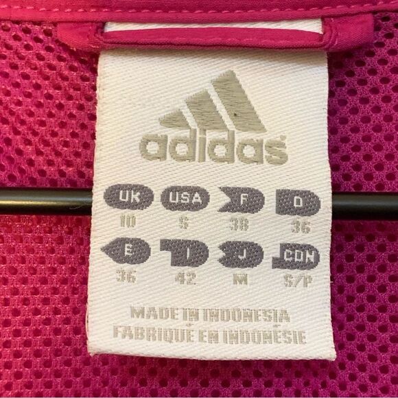 Adidas Women's Pink Jacket Full zip Pockets. - Picture 8 of 15